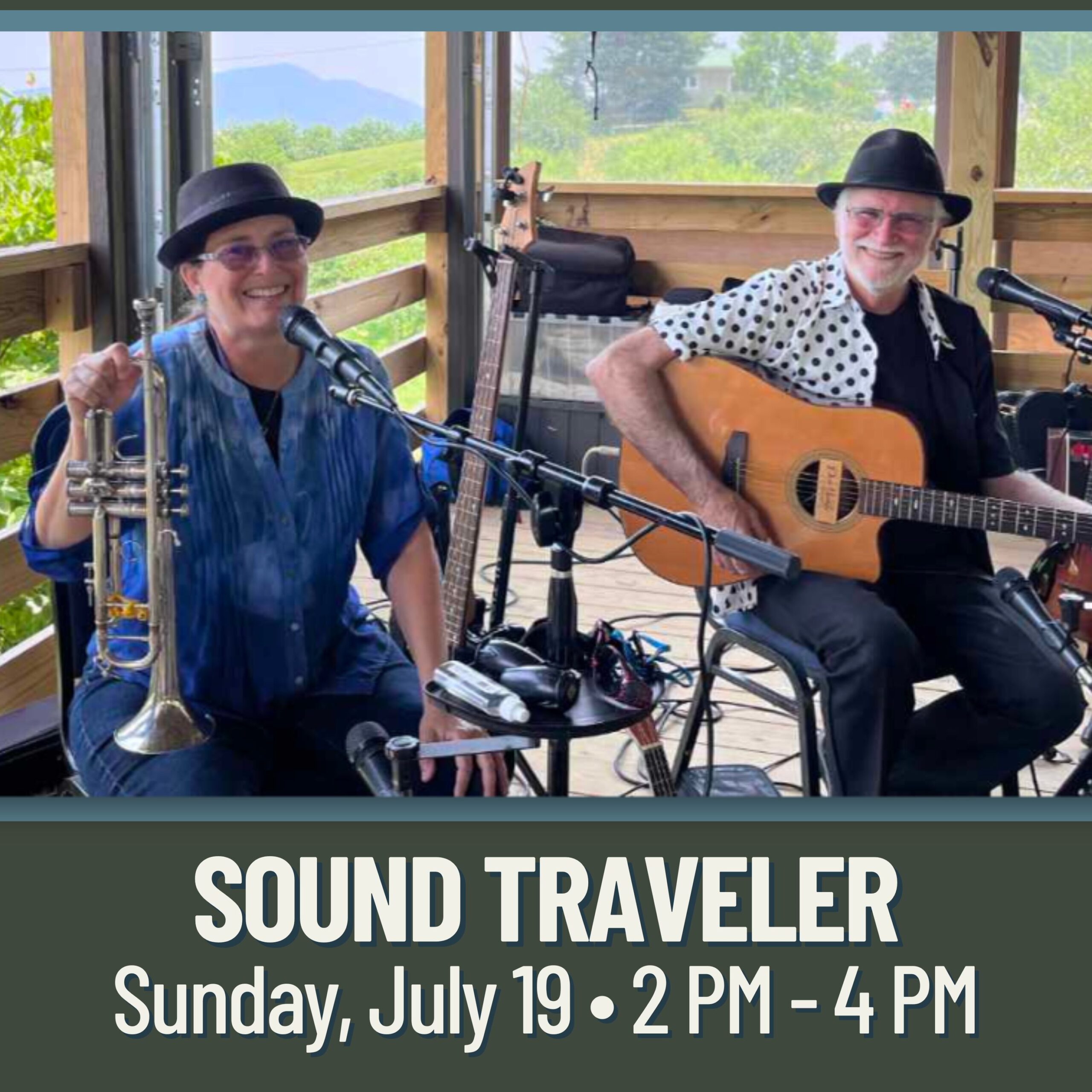 Sound Traveler in Altapass Orchard